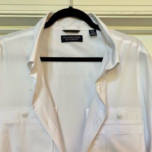 Men’s Roundtree & Yorke short-sleeve 2pocket shirt  XXL